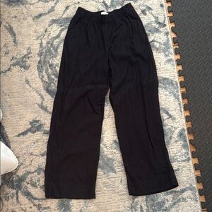 Black Linen Pants